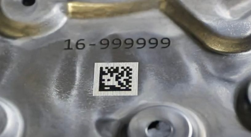 Laser marking metal